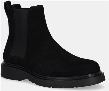 ΔΕΡΜΑΤΙΝΕΣ ΜΠΟΤΕΣ ΤΣΕΛΣΙ COMBAT ESS CHELSEA BOOT SU ΧΡΩΜΑ: ΜΑΥΡΟ, YM0YM01372 CALVIN KLEIN