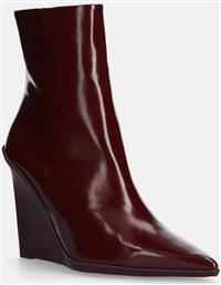 ΔΕΡΜΑΤΙΝΕΣ ΜΠΟΤΕΣ WEDGE ANKLE BOOT 90 LTH ΓΥΝΑΙΚΕΙΕΣ, HW0HW02256 CALVIN KLEIN