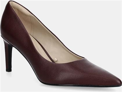 ΔΕΡΜΑΤΙΝΕΣ ΓΟΒΕΣ ESS STILETTO 70 ΧΡΩΜΑ: ΜΠΟΡΝΤΟ, HW0HW02607 CALVIN KLEIN