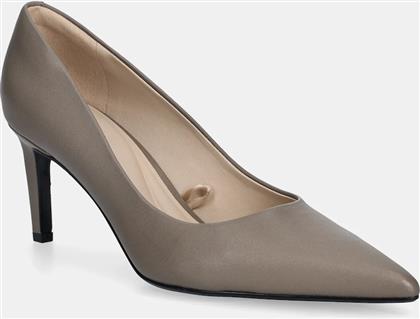 ΔΕΡΜΑΤΙΝΕΣ ΓΟΒΕΣ ESS STILETTO 70 ΧΡΩΜΑ: ΜΠΟΡΝΤΟ, HW0HW02607 CALVIN KLEIN