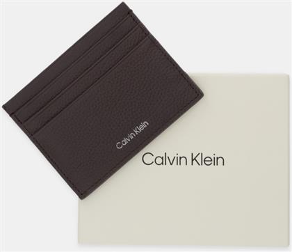 ΔΕΡΜΑΤΙΝΗ ΘΗΚΗ ΓΙΑ ΚΑΡΤΕΣ ΧΡΩΜΑ: ΚΑΦΕ, LV04D1060G CALVIN KLEIN