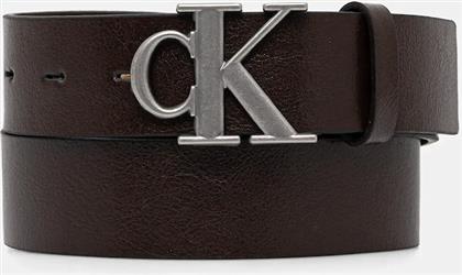 ΔΕΡΜΑΤΙΝΗ ΖΩΝΗ ΧΡΩΜΑ: ΚΑΦΕ, LV04D7016G CALVIN KLEIN