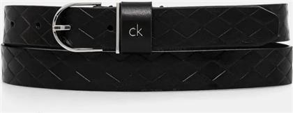 ΔΕΡΜΑΤΙΝΗ ΖΩΝΗ ΧΡΩΜΑ: ΜΑΥΡΟ, K60K613152 CALVIN KLEIN