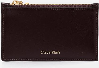 ΔΕΡΜΑΤΙΝΟ ΠΟΡΤΟΦΟΛΙ ΧΡΩΜΑ: ΜΠΟΡΝΤΟ, LV04F1076G CALVIN KLEIN