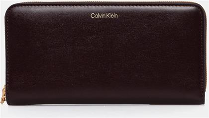ΔΕΡΜΑΤΙΝΟ ΠΟΡΤΟΦΟΛΙ ΧΡΩΜΑ: ΜΠΟΡΝΤΟ, LV04F1093G CALVIN KLEIN