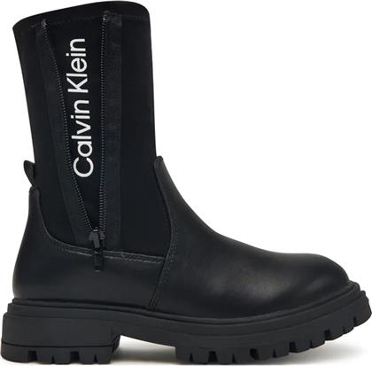 ΕΦΗΒΙΚΑ ΜΠΟΤΑΚΙΑ CHELSEA BOOT V3A5-83123-1464-999 ΜΑΥΡΑ CALVIN KLEIN