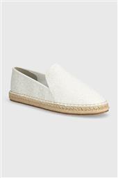 ΕΣΠΑΝΤΡΙΓΙΕΣ ESPADRILLE EPI MONO ΧΡΩΜΑ: ΑΣΠΡΟ, HW0HW01917 CALVIN KLEIN