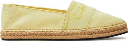 ΕΣΠΑΝΤΡΙΓΙΕΣ ESPADRILLE HE HW0HW01918 ΚΙΤΡΙΝΟ CALVIN KLEIN