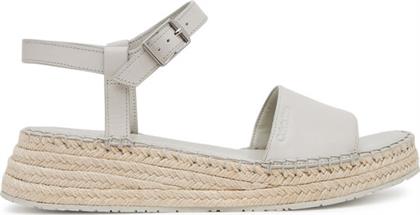 ΕΣΠΑΝΤΡΙΓΙΕΣ WEDGE ROPE SANDAL LTH HW0HW02546 ΛΕΥΚΟ CALVIN KLEIN