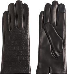 ΓΥΝΑΙΚΕΙΑ ΔΕΡΜΑΤΙΝΑ ΓΑΝΤΙΑ K60K609975 BAX ΜΑΥΡΟ CALVIN KLEIN