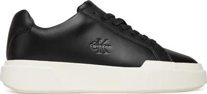 ΓΥΝΑΙΚΕΙΑ ΔΕΡΜΑΤΙΝΑ SNEAKERS YW0YW01947-0GM ΜΑΥΡΑ CALVIN KLEIN