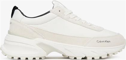 ΓΥΝΑΙΚΕΙΑ SNEAKERS YW0YW02075-01W ΛΕΥΚΑ CALVIN KLEIN