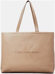 ΓΥΝΑΙΚΕΙΑ ΤΣΑΝΤΑ ΧΕΙΡΟΣ ΩΜΟΥ K60K612222 PBF ΜΠΕΖ CALVIN KLEIN
