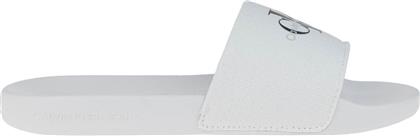 ΓΥΝΑΙΚΕΙΕΣ ΠΑΝΤΟΦΛΕΣ SLIDE YW0YW01835 01W ΛΕΥΚΕΣ CALVIN KLEIN