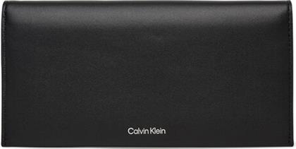 ΓΥΝΑΙΚΕΙΟ ΠΟΡΤΟΦΟΛΙ CK NARRATE LARGE ORIGAMI WALLET K60K613004 ΜΑΥΡΟ CALVIN KLEIN