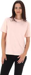 ΓΥΝΑΙΚΕΙΟ T-SHIRT ΜΕ ΣΤΑΜΠΩΤΟ ΛΟΓΟΤΥΠΟ REGULAR FIT - LV147C857G ΡΟΖ CALVIN KLEIN