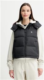 ΑΜΑΝΙΚΟ ΑΠΟ ΠΟΥΠΟΥΛΑ ΧΡΩΜΑ: ΜΑΥΡΟ, LV047D500G CALVIN KLEIN JEANS