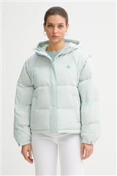 ΑΜΑΝΙΚΟ ΑΠΟ ΠΟΥΠΟΥΛΑ ΧΡΩΜΑ: ΠΡΑΣΙΝΟ, LV044D522G CALVIN KLEIN JEANS