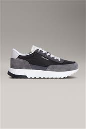 ΑΝΔΡΙΚΑ SNEAKERS ΜΕ ΛΟΓΟΤΥΠΟ - HM0HM01714 ΑΝΘΡΑΚΙ CALVIN KLEIN JEANS