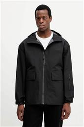 ΑΝΔΡΙΚΟ JACKET ΑΔΙΑΒΡΟΧΟ ΚΑΙ ΑΝΤΙΑΝΕΜΙΚΟ REGULAR FIT - LV04RC509G ΜΑΥΡΟ CALVIN KLEIN JEANS