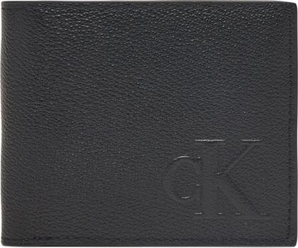 ΑΝΔΡΙΚΟ ΠΟΡΤΟΦΟΛΙ SCULPTED IMPRESSION BILLFOD CC LV04G1022G ΜΑΥΡΟ CALVIN KLEIN JEANS