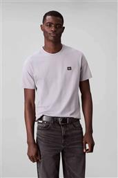 ΑΝΔΡΙΚΟ T-SHIRT ΜΟΝΟΧΡΩΜΟ ΜΕ ΛΟΓΟΤΥΠΟ REGULAR FIT - LV04RC272G ΓΚΡΙ CALVIN KLEIN JEANS