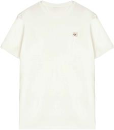 ΑΝΔΡΙΚΟ T-SHIRT ΜΟΝΟΧΡΩΜΟ ΜΕ ΛΟΓΟΤΥΠΟ REGULAR FIT - LV04RC272G ΛΕΥΚΟ CALVIN KLEIN JEANS