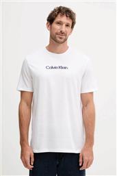 ΑΝΔΡΙΚΟ T-SHIRT ΜΟΝΟΧΡΩΜΟ ΜΕ ΛΟΓΟΤΥΠΟ REGULAR FIT - LV04RC858G ΛΕΥΚΟ CALVIN KLEIN JEANS