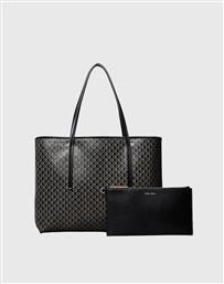 JEANS AOP SMALL TOTE (ΔΙΑΣΤΑΣΕΙΣ: 31 X 24 X 9ΕΚ.) CALVIN KLEIN