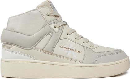 ΑΘΛΗΤΙΚΑ BASKET CUPSOLE HIGH MIX ML FAD YW0YW01300 ΜΠΕΖ CALVIN KLEIN JEANS