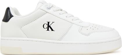 ΑΘΛΗΤΙΚΑ BASKET CUPSOLE LOW MG YW0YW01765 ΛΕΥΚΟ CALVIN KLEIN JEANS