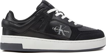 ΑΘΛΗΤΙΚΑ BASKET CUPSOLE LOW MIX ML MTR YW0YW01490 ΜΑΥΡΟ CALVIN KLEIN JEANS