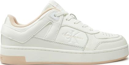 ΑΘΛΗΤΙΚΑ BASKET CUPSOLE LOW MIX YW0YW01650 ΛΕΥΚΟ CALVIN KLEIN JEANS