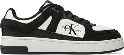 ΑΘΛΗΤΙΚΑ BASKET CUPSOLE LOW ML MIX YW0YW01579 ΜΑΥΡΟ CALVIN KLEIN JEANS