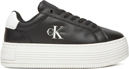 ΑΘΛΗΤΙΚΑ BOLD FLATF LOW LACE LTH YW0YW01878 ΜΑΥΡΟ CALVIN KLEIN JEANS