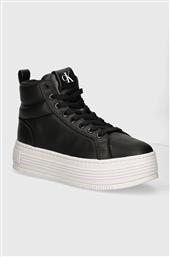 ΑΘΛΗΤΙΚΑ BOLD PLATF MID OH MG LTH ΧΡΩΜΑ: ΜΑΥΡΟ, YW0YW01583 CALVIN KLEIN JEANS