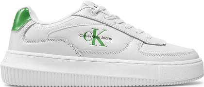 ΑΘΛΗΤΙΚΑ CHUNKY CUPSOLE LOW LTH ML META YW0YW01410 ΛΕΥΚΟ CALVIN KLEIN JEANS