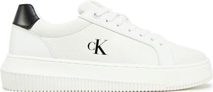 ΑΘΛΗΤΙΚΑ CHUNKY CUPSOLE LOW MG YW0YW01769 ΛΕΥΚΟ CALVIN KLEIN JEANS