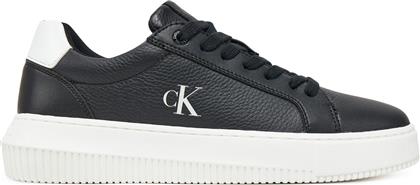 ΑΘΛΗΤΙΚΑ CHUNKY CUPSOLE LOW MG YW0YW01769 ΜΑΥΡΟ CALVIN KLEIN JEANS