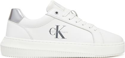 ΑΘΛΗΤΙΚΑ CHUNKY CUPSOLE LTH SILVER YW0YW01876 ΛΕΥΚΟ CALVIN KLEIN JEANS