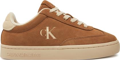 ΑΘΛΗΤΙΚΑ CLASSIC CUPSOLE LACEUP WT WM YW0YW01833 ΚΑΦΕ CALVIN KLEIN JEANS