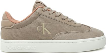 ΑΘΛΗΤΙΚΑ CLASSIC CUPSOLE LOW MIX MG WN YW0YW01636 ΜΠΕΖ CALVIN KLEIN JEANS