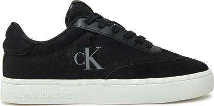 ΑΘΛΗΤΙΚΑ CLASSIC CUPSOLE LOW MIX MG WN YW0YW01636 ΜΑΥΡΟ CALVIN KLEIN JEANS