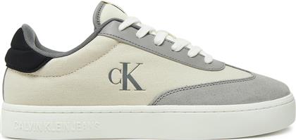 ΑΘΛΗΤΙΚΑ CLASSIC CUPSOLE LOW MIX MG YM0YM01169 ΕΚΡΟΥ CALVIN KLEIN JEANS