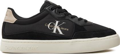 ΑΘΛΗΤΙΚΑ CLASSIC CUPSOLE LOW MIX MTL YM0YM01033 ΜΑΥΡΟ CALVIN KLEIN JEANS