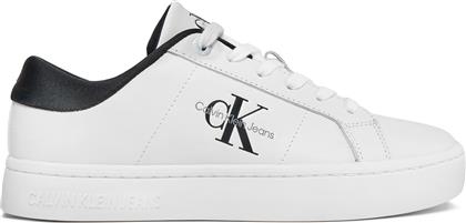 ΑΘΛΗΤΙΚΑ CLASSIC CUPSOLE LOWLACEUP LTH WN YW0YW01444 ΛΕΥΚΟ CALVIN KLEIN JEANS