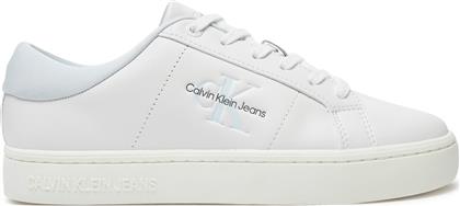 ΑΘΛΗΤΙΚΑ CLASSIC CUPSOLE LOWLACEUP LTH WN YW0YW01444 ΛΕΥΚΟ CALVIN KLEIN JEANS