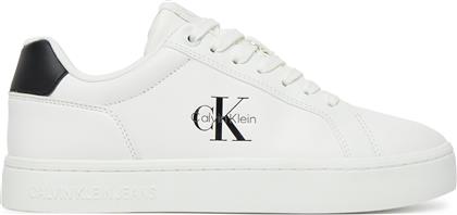 ΑΘΛΗΤΙΚΑ CLASSIC CUPSOLE MONO LTH WN YW0YW01902 ΛΕΥΚΟ CALVIN KLEIN JEANS