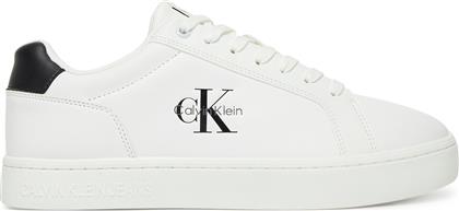 ΑΘΛΗΤΙΚΑ CLASSIC CUPSOLE MONO LTH YM0YM01369 ΛΕΥΚΟ CALVIN KLEIN JEANS