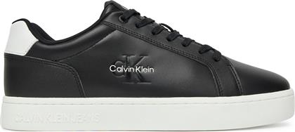 ΑΘΛΗΤΙΚΑ CLASSIC CUPSOLE MONO LTH YM0YM01369 ΜΑΥΡΟ CALVIN KLEIN JEANS